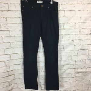Madewell Blue Corduroy Straight Leg Pants size 26
